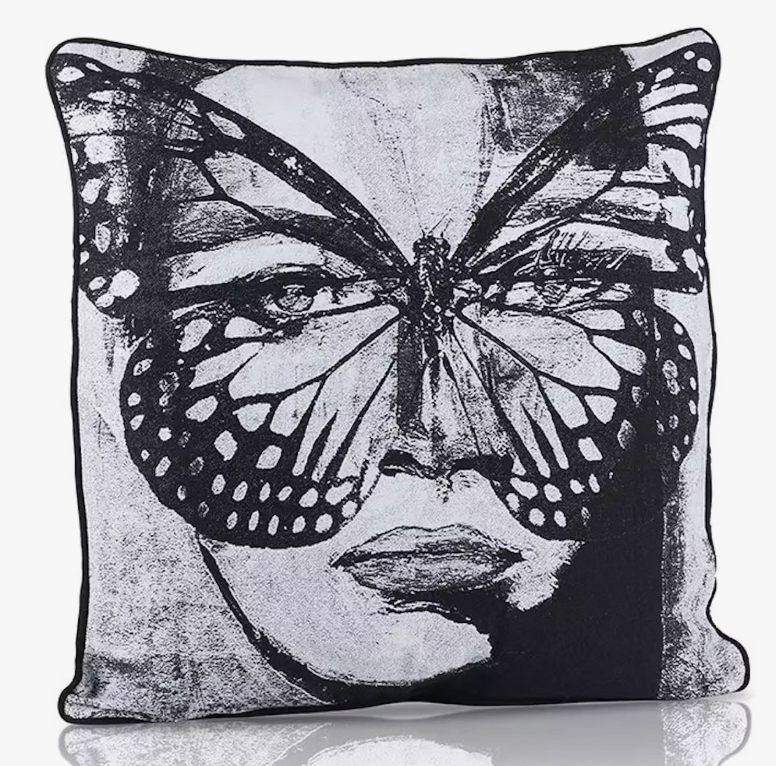 Secret Butterfly Kuddfodral, 65x65 cm