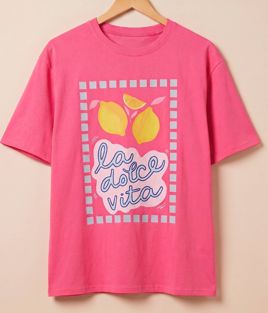 T-SHIRT DOLCE VITA JC04: Bleu