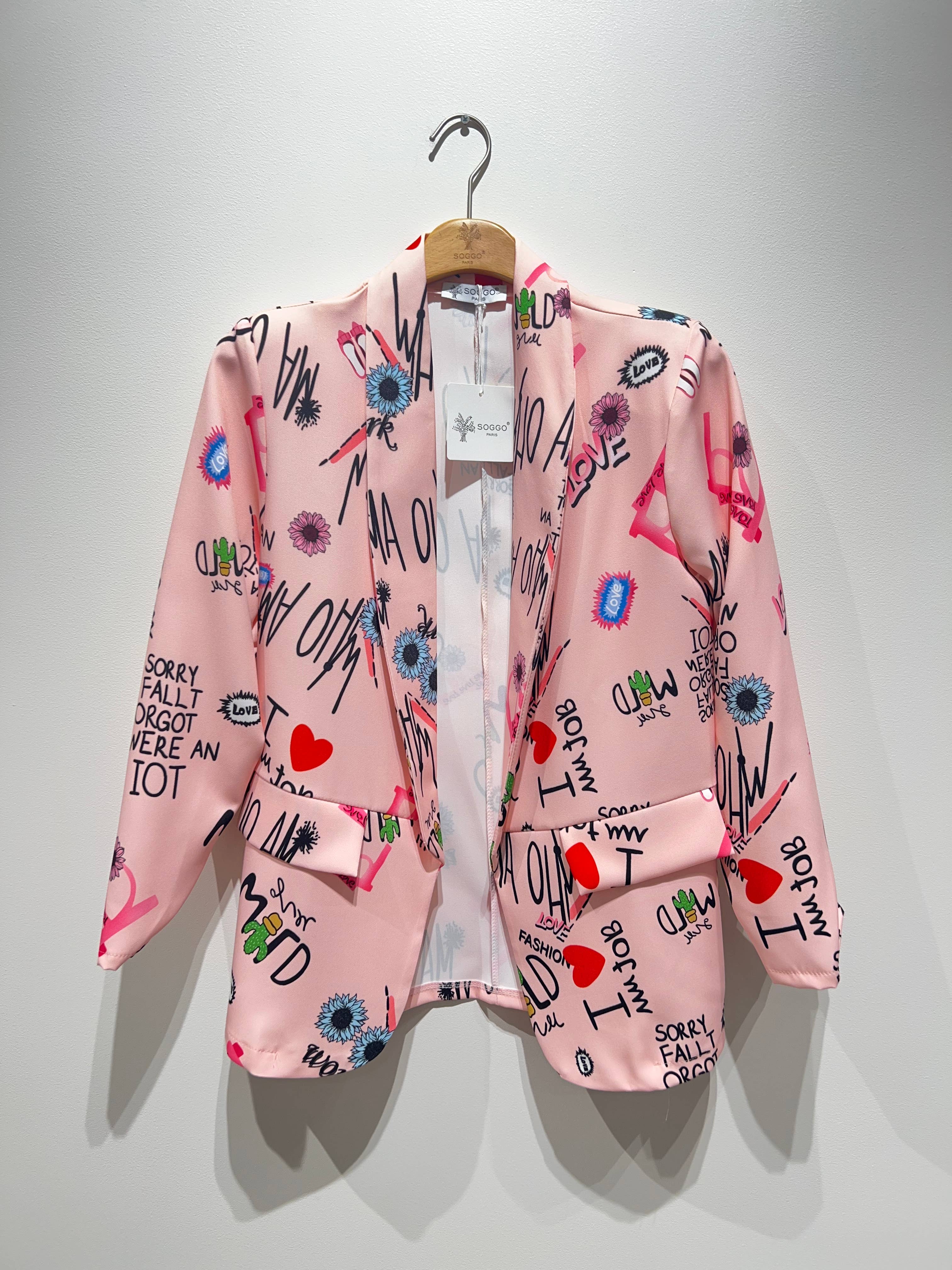 2599 - Tryckt kavajjacka