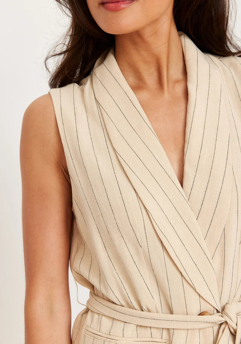 JANINA LINNEN VEST