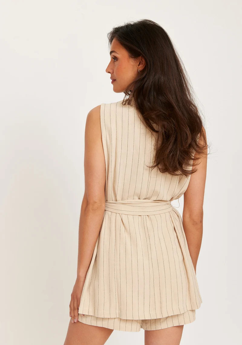 JANINA LINNEN VEST