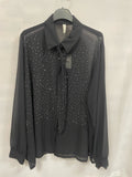 Blus med strass