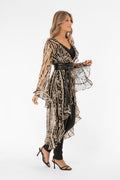 Anouk Kaftan Sand/Taupe/Black