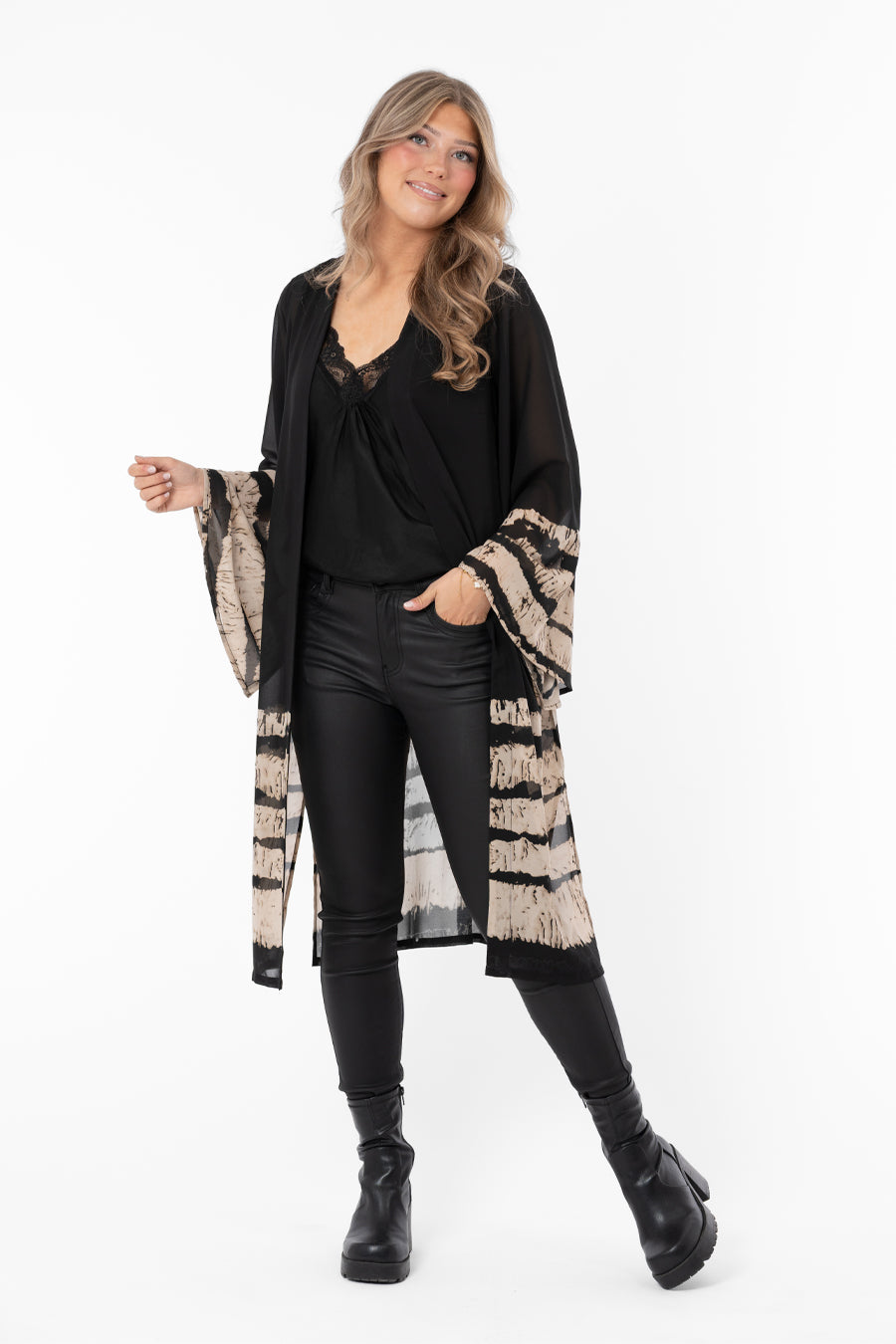Danielle Jacket Black_Taupe
