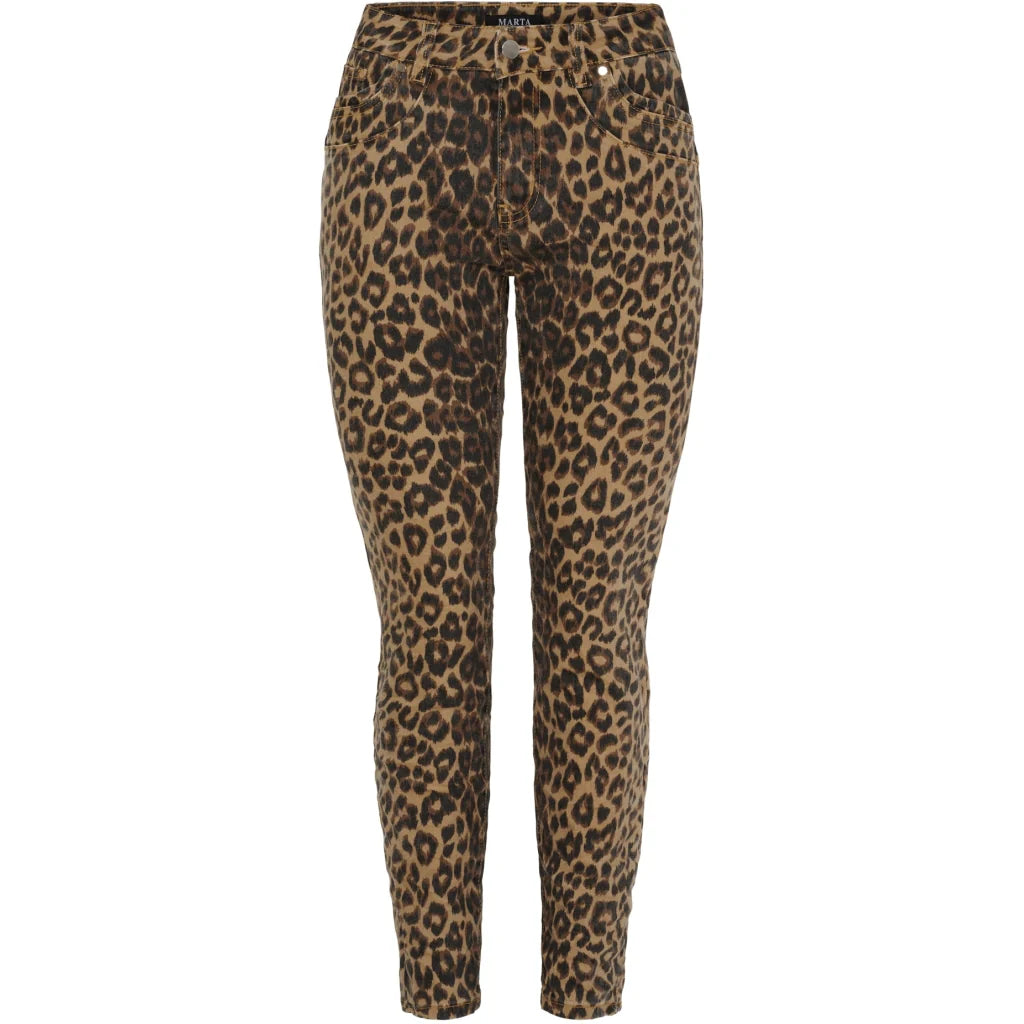 MARTA DU CHATEAU DAM JEANS MDCSILVA MDC195-8174 - LEOPARD