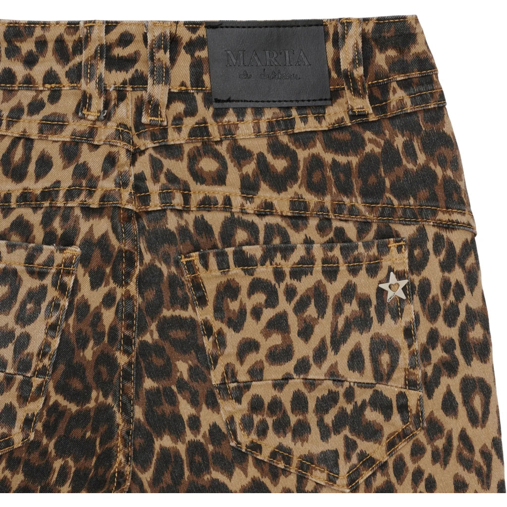MARTA DU CHATEAU DAM JEANS MDCSILVA MDC195-8174 - LEOPARD