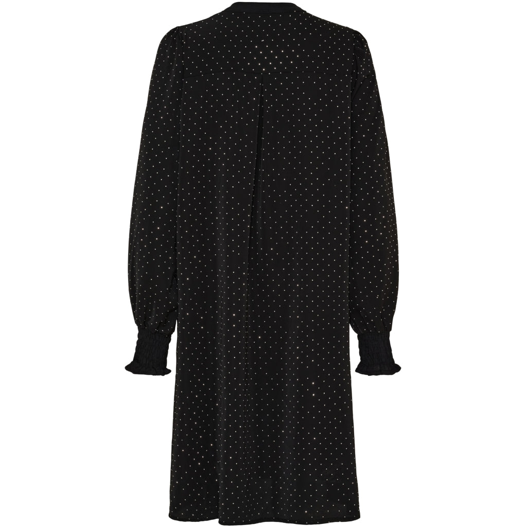 Marta du Chataeu - Svart fest klänning med glitterdetaljer