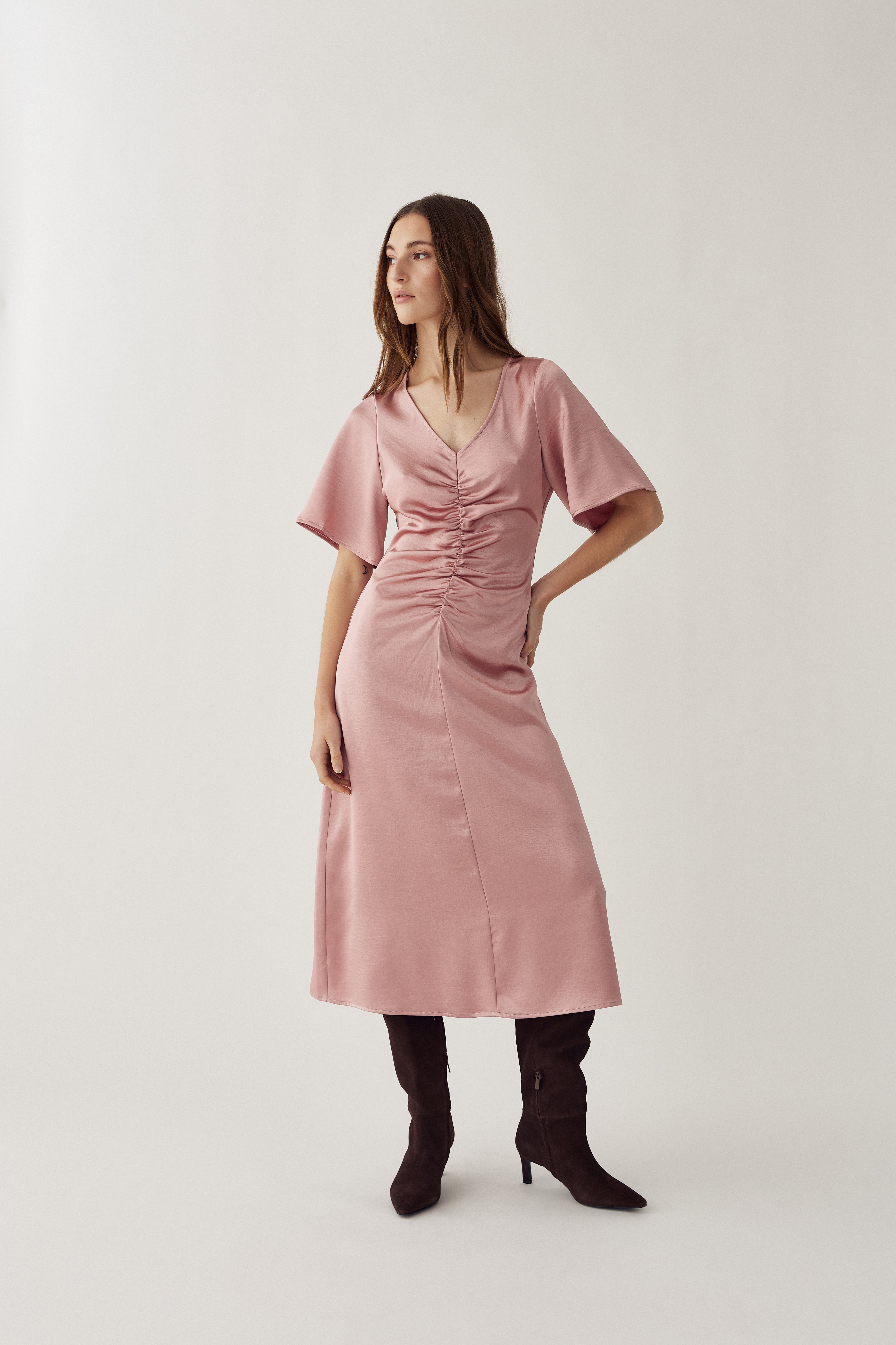 N-Lavina Dress blush pink