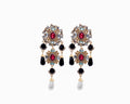 BLACK PEARL EARRINGS - Elegancify