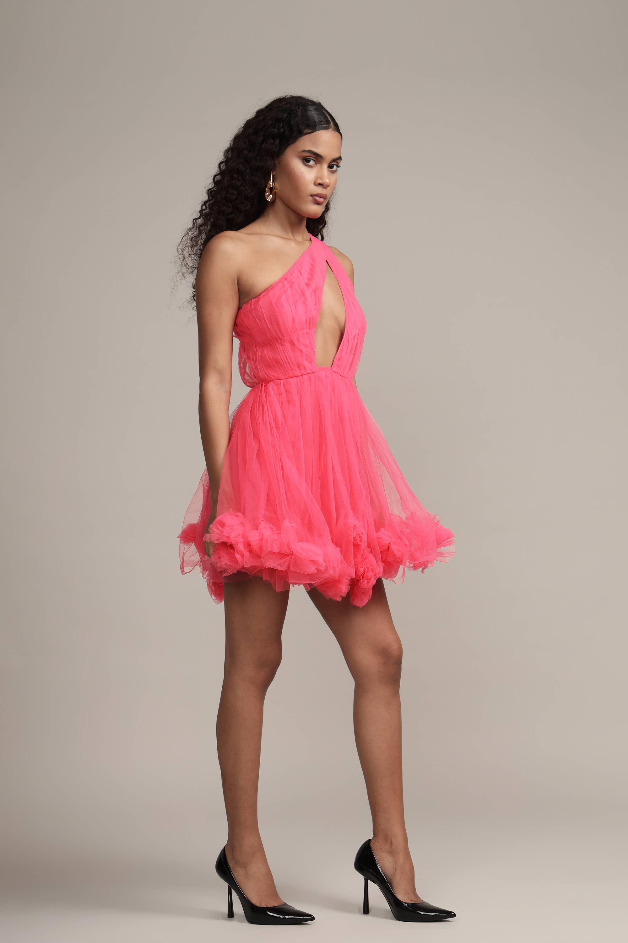 Aurelia Rosa Pom Pom Miniklänning