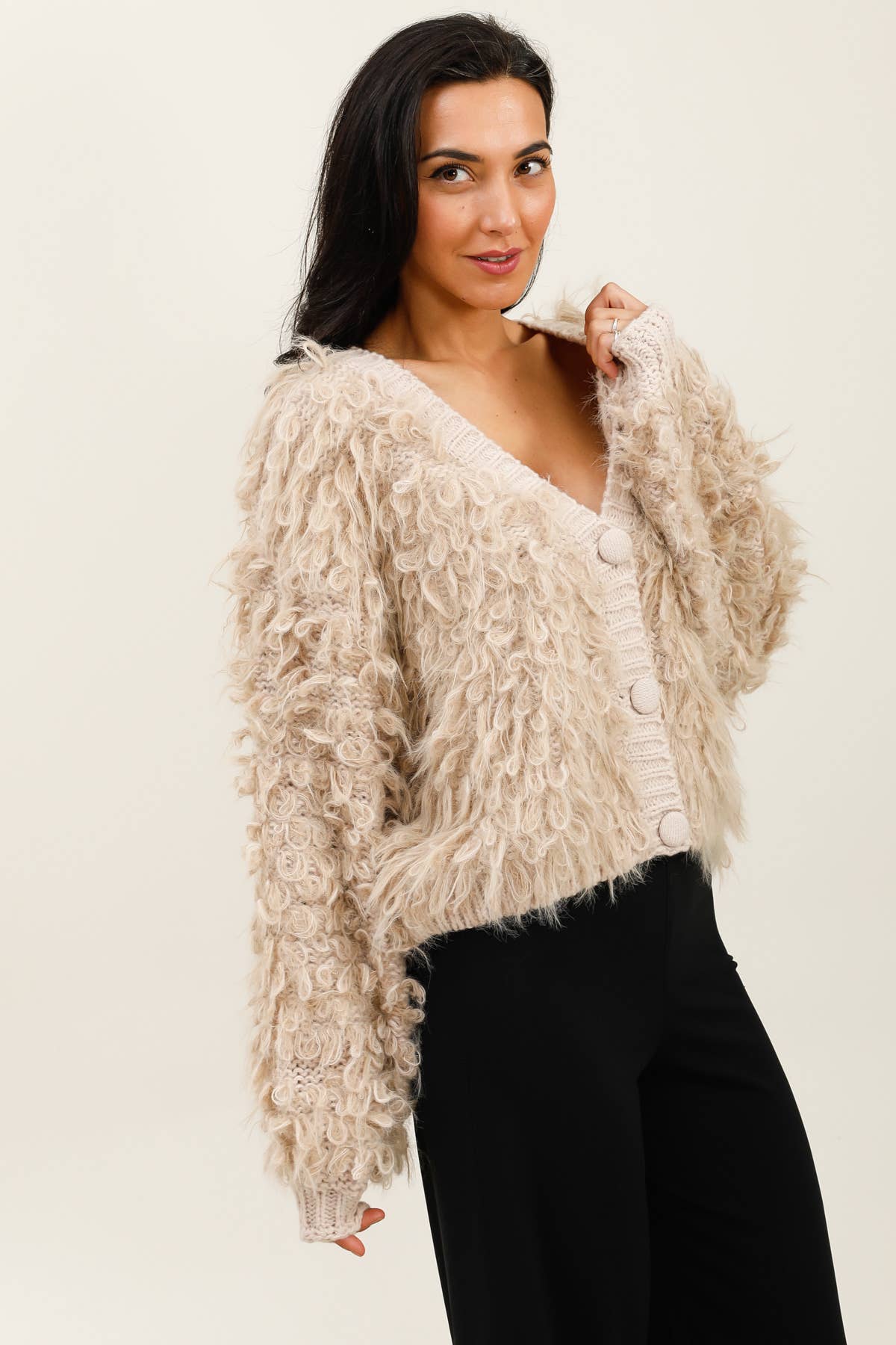 Texturerad mjuk kofta