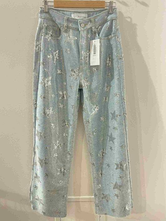 Jeans med stjärnor