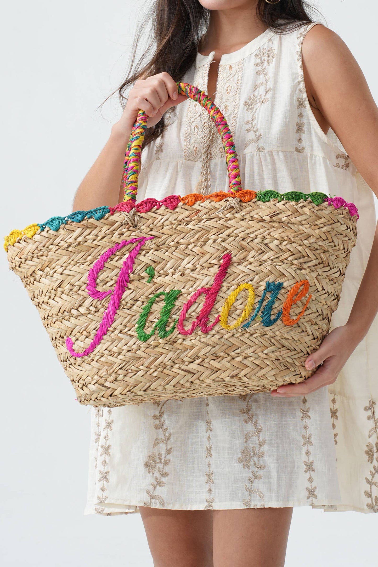 Stråväska Jag älskar BA15330