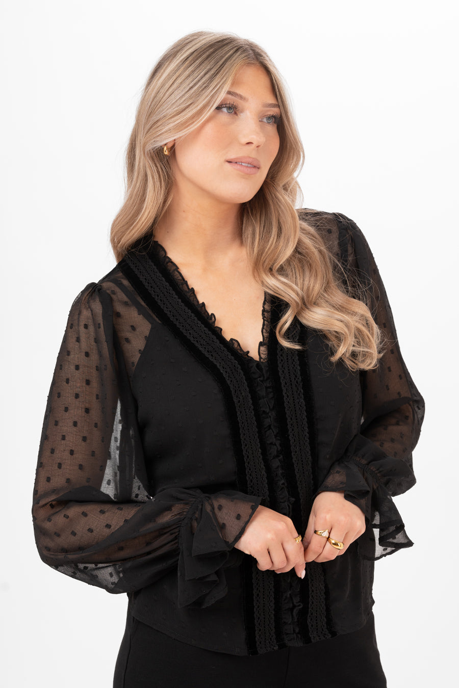 WHITNEY BLOUSE BLACK